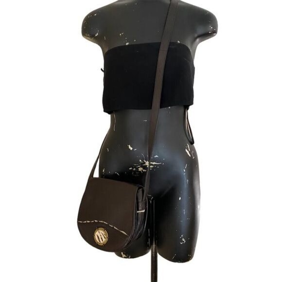 Chocolate Brown Leather Crossbody Bag by Linea Pelle - Picture 2 of 7